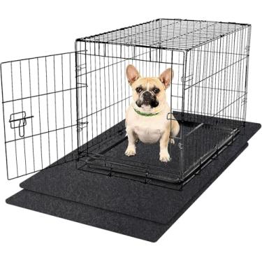 Imagem de Forro de almofada para cães, tapete de gaiola para cães para treinamento de canil, tapete sob gaiola para animais de estimação, bandeja de caixa para proteger pisos, almofada de canil, absorvente