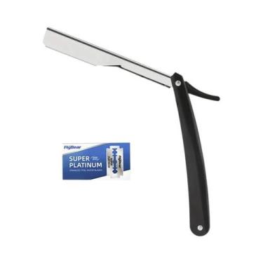 Imagem de Navalha De Barbear Manual Masculina, Navalha De Segurança De Aço Inoxi