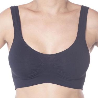 Imagem de Top Sutiã Lupo Sem Costura Loba Classico Original 41300, Preto, M