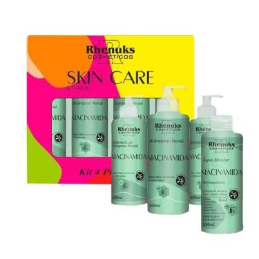 Imagem de Kit Skin Care Facial Niacinamida com 4 itens Rhenuks Cosméticos