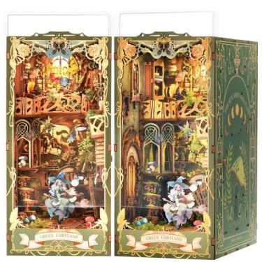 Imagem de Kit Book Nook Jioustoy Book Nook com capa protetora contra poeira DIY 