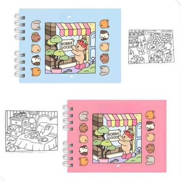 Imagem de Livro De Colorir Bobbie Goods Capa Dura 50 Páginas De Desenhos Em Folh