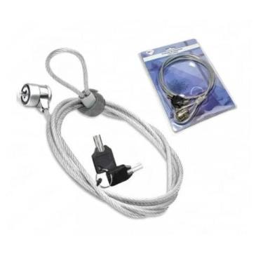 Imagem de Trava De Segurança Notebook Pc Cadeado Anti Furto Com Chave LK-BL26 - 