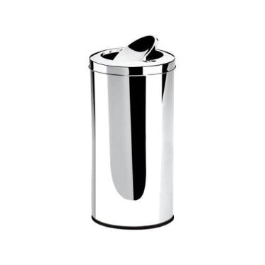 Imagem de Lixeira Inox com Tampa 47L Brinox - Decorline 3032/210