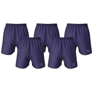 Imagem de Kit 5 Calção Shorts Treino Futebol Esporte Academia Adulto - Sete Sete