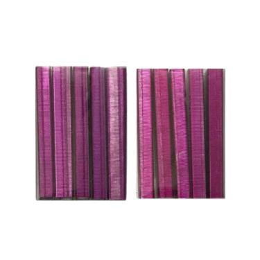 Imagem de Grampo Colorido 26/6 Galvanizado 1000 Unidades BRW  Unidade/Kit, ROSA 