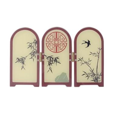 Imagem de FLCPJGV Álbum de fotos transparente Mini porta-retratos 3 polegadas 12 bolsos Suporte resistente para exibição de fotos para cartões de visita Retrato de, Preto