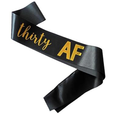 Imagem de Decoração de aniversário da Thirty AF, decoração de festa 30 AF, RIP to My 20's, 30 Thirsty Dirty Thirty Thirty Thirty Thriving and Fabulous Birthday Girl