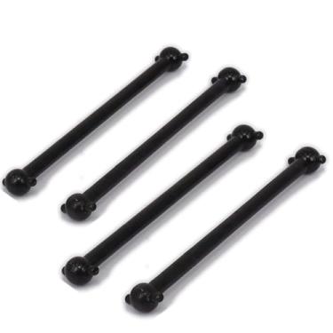 Imagem de #45 Steel RC Dogbone Drive Shaft Overall Length 63mm for 1/10 RC Hobby Model Car hsp Wltoy Redcat 4PCS/Set