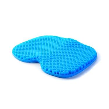 Imagem de Found Notice Almofada de assento de carro, almofada de assento de gel de design ergonômico, respirável, fresca, adequada como almofada de cadeira de escritório, alívio de dor ciática e dor nas costas