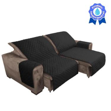 Imagem de Capa protetora de sofá Impermeável retrátil 1,80m x 2,40m 2 partes  - 