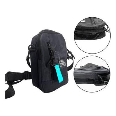 Imagem de Bolsa Tiracolo Pochete Preto - Braswei