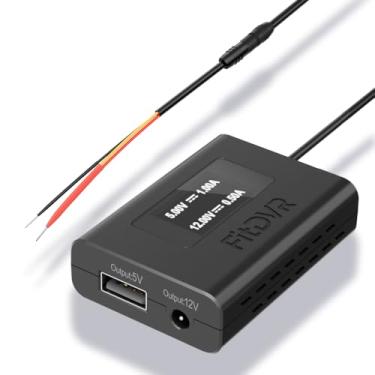Imagem de FitDVR Adaptador De Energia Para Modelo Universal Carro, Fonte Usb Com Display Led, Fácil Instalar, Saída 5V 12V, Câmera Painel, Radar, D3-044
