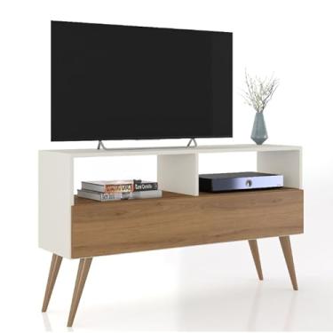 Imagem de Aparador Multiuso Moderno Rack Sala Cozinha (OFF/NATURE)