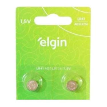Imagem de Bateria Alcalina LR41 Blister Elgin 2 Unidades