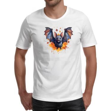 Imagem de Camiseta Unissex Morcego Watercolor Arte - Alearts, P
