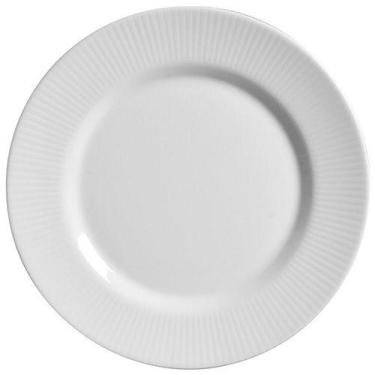 Imagem de Conjunto com 6 Pratos Raso Plissan Relevo Ø29cm - Alleanza Cerâmica