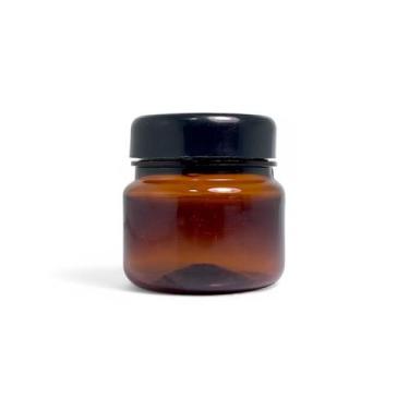 Imagem de Kit 50 Mini Potes Plástico Âmbar para Cremes 40ml - Embaleve Comércio