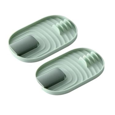 Imagem de Kit 2 Suportes Descanso De Talheres E Tampas De Panela Limpa Fácil