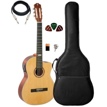 Imagem de Violao Strinberg Sc200c Ns Natural Fosco Kit Capa Acolchoada