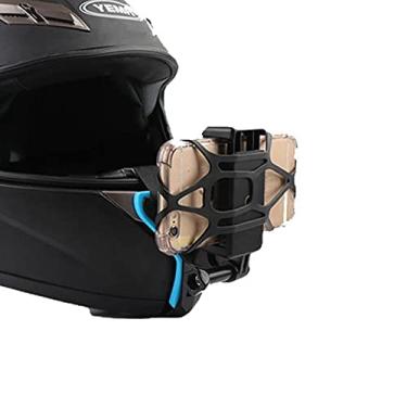 Imagem de Adaptador de suporte de capacete de motocicleta, suporte de celular para queixo de capacete de motocicleta, suportes para telefone/Samsunng/Xiaomi/para GOPRO HERO9/8/7/6/5/4/3 e mais