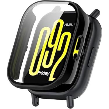 Imagem de Capa Case Bumper Preto Com Película P/Redmi Watch 5 Active
