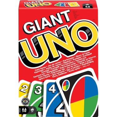 Imagem de UNO, Jogo de Cartas Gigante, Para Crianças, Adultos & Noite de Jogos, Mattel