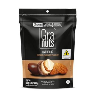 Imagem de Amêndoa com Cobertura de Chocolate Granuts 300g