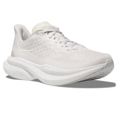 Imagem de HOKA ONE ONE Tênis masculino Mach 6 La, Branco/Branco, 46