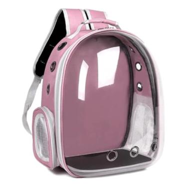 Imagem de Mochila Transporte Pet Para Gatos E Cachorros Com Visão Panorâmica(Rosa)
