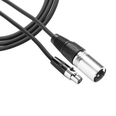 Imagem de Cabo De Áudio Mini XLR Fêmea + XLR Macho 3 Pinos 1,2 Metro SK-MXLR3P S