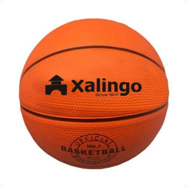 Imagem de Bola de Basquete Infantil Oficial Nº3 Xalingo Para Crianças 4 a 6 Anos