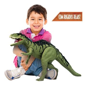 Imagem de Boneco Jurassic World Gigante Giganotossauro Com Som - Mimo