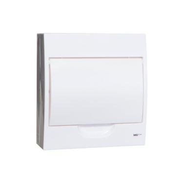 Imagem de Quadro De Distribuição Margirius Qds-08 De Sobrepor Para 8 Polos Branco