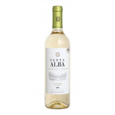 Imagem de Vinho Branco Fino Seco Sauvignon Blanc Winemaker Selection Santa Alba 