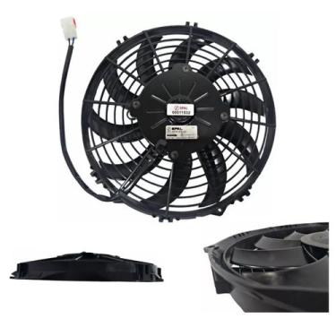Imagem de ELETROVENTILADOR ORIGINAL SPAL 10P PERFIL BAIXO SOPRANTE 12V Única, Ún