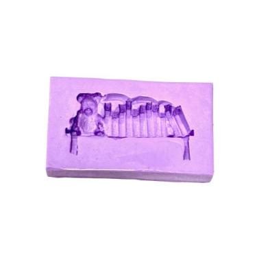 Imagem de F1543 molde de silicone estante de livros confeitaria biscuit - confei