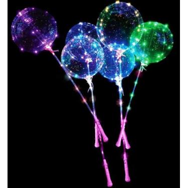 Imagem de Balão Bubble LED Cores - PartiuFesta