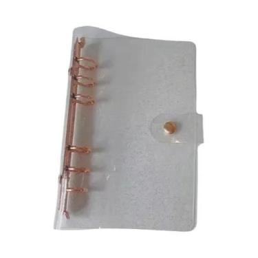Imagem de Capa De Caderno A6 A5 Com Glitter Rosa Dourado, Diário Brilhante, Plan