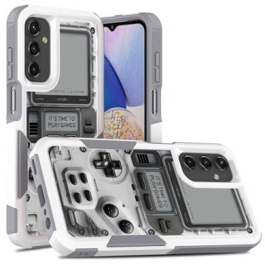 Imagem de Candykisscase Para Samsung Galaxy A16 5G, PC rígido com absorção de choque e capa protetora de camada dupla híbrida de silicone interno para Samsung Galaxy A16 5G (console de jogo)