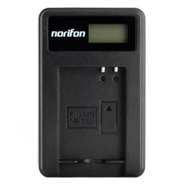 Imagem de Carregador LCD USB Norifon NB-10L para Canon G3X, PowerShot