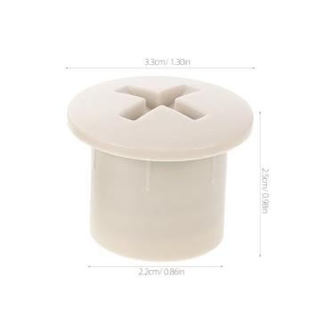 Imagem de BESPORTBLE 4 Peças de Tampas de Parafuso para Escorregador Infantil, Capa de Substituição de Plástico para Acessório de Escorregador Infantil, Cinza, Serve para Vários Equipamentos de Recreação