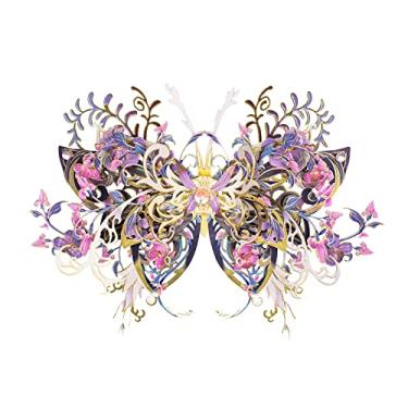 Imagem de MU 3D Metal Puzzles for Adult Flower and Butterfly B-Nige, Insects Animals Floral Puzzles Metal Model Kits Building,Birthday Gift Brain Teaser DIY Sets Home Decor