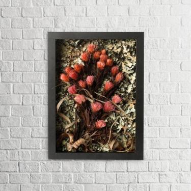 Imagem de Arranjo no Quadro Flores Secas Arapuama 21x30 - Pense Flores