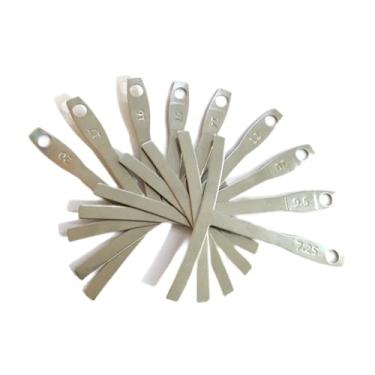 Imagem de TTETTZ Ferramenta de Calibre de Cordas de 9 Peças, Ferramenta de Luthier de Traste, aço Inoxidável Profissional Multiuso para Músicos