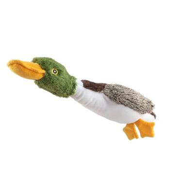 Imagem de Best Pet Supplies Brinquedo interativo para cães Mallard Mates com enrugamento e enriquecimento estridente para filhotes ou cães de raças pequenas e médias, fofo e de pelúcia - Pato Mallard (marrom