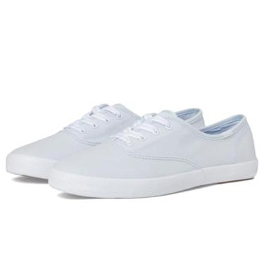 Imagem de Keds Tênis feminino Champion de lona com cadarço, Lona azul claro, 5 Wide