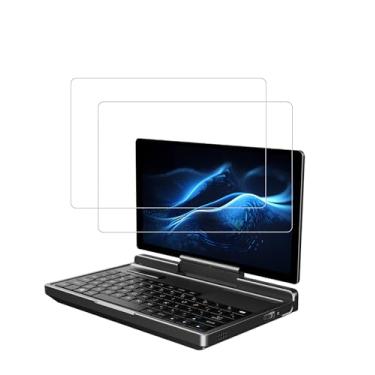 Imagem de WUNIAK Protetor de tela para GPD MicroPC 2 7 polegadas, película de vidro temperado HD resistente a arranhões para GPD MicroPC 2 5G proteção contra quedas, sensível ao toque, antiimpressões digitais