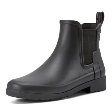 Imagem de Hunter Footwear Bota de chuva feminina Refined Chelsea, Preto, 7