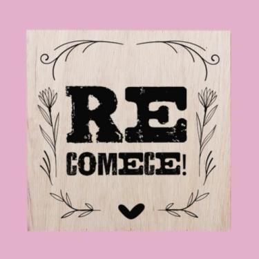 Imagem de Quadro Motivacional em Madeira 19x19 cm – Inspire-se Todos os Dias - Decoraçao c/estilo (Acredite Amanhã Diferente)